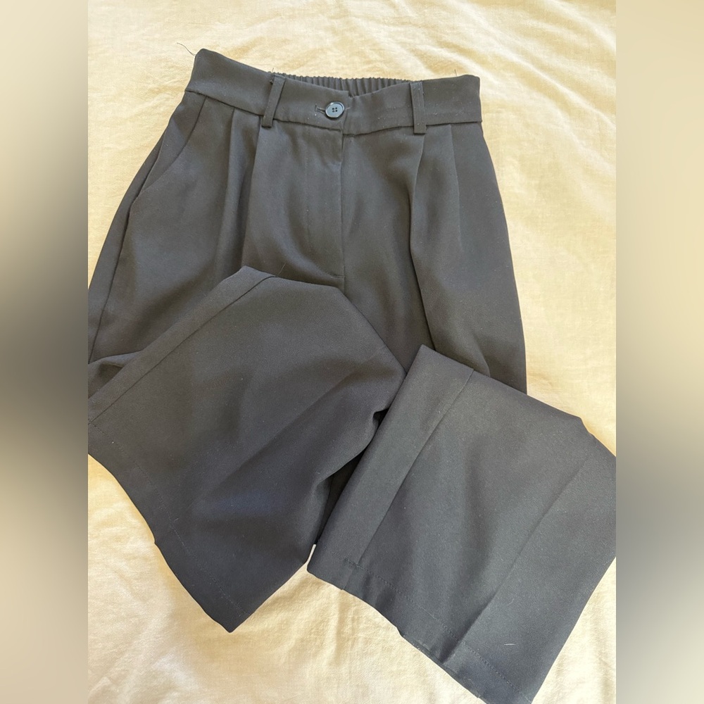 Wide Leg Business Slacks